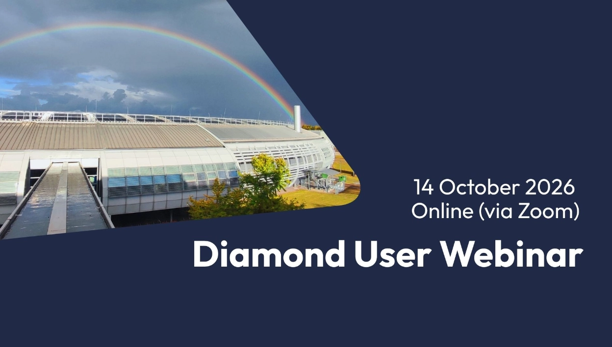 Diamond User webinar October 2026